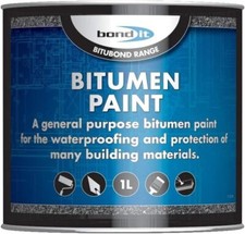 Bond It 5L Bitubond  Bitumen Paint - roof repair waterproofing all weather paint