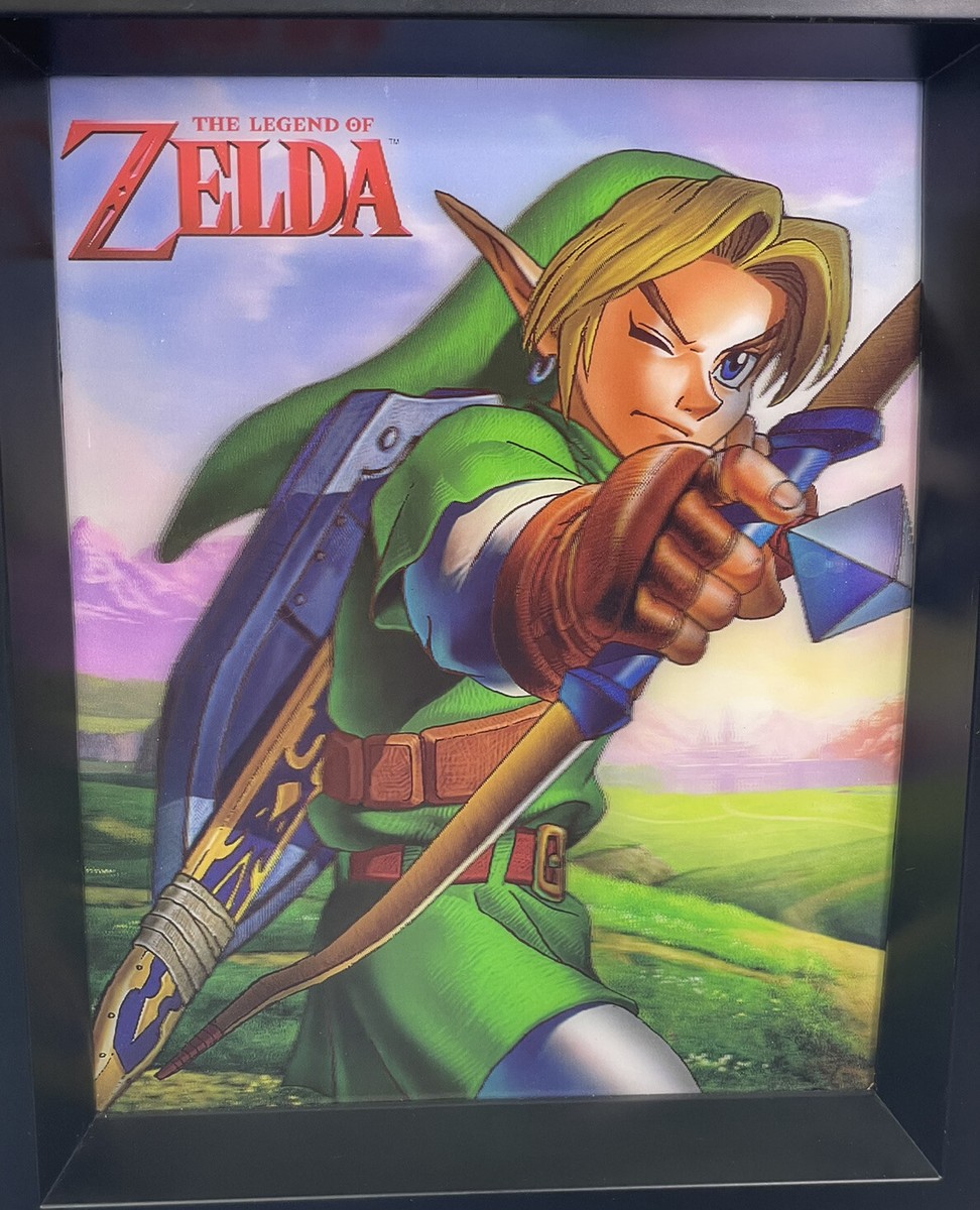 The Legend Of Zelda Hologram 3D Picture Box 9x11 Nintendo Official