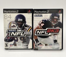 NFL 2K2 & 2K3 Complete W/ Manuals (Sony PlayStation 2, 2001) PS2 CIB