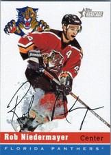 2000-01 Topps Heritage #190 Rob Niedermayer Florida Panthers
