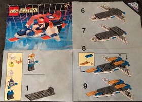 LEGO &reg; SYSTEM 6879 SPACE ICE PLANET BLIZZARD BARON * WITH FIGURE AND INSTRUCTIONS *