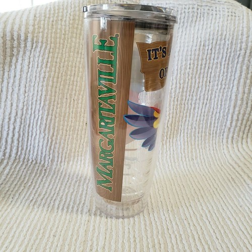 Margaritaville double wall tumbler w/yeti lid. 26 0z. 9" tall free ship