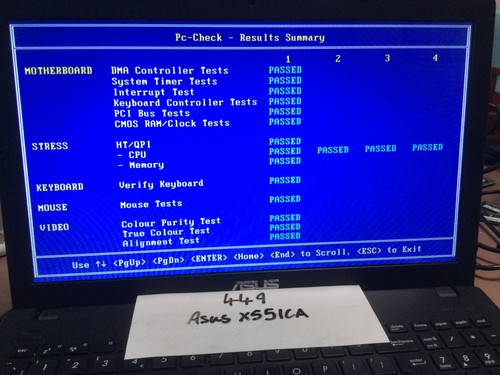 Carte mère 60NB0340-MB6030-220 ASUS X551ca et processeur i3-3217U TESTÉ FONCTIONNEL (M449) - Photo 9/13