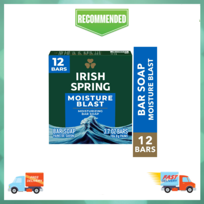 #ad Bar Soap for Men Moisture Blast Deodorant Bar Soap 3.7 Oz 12 Pack Free Ship $9.59