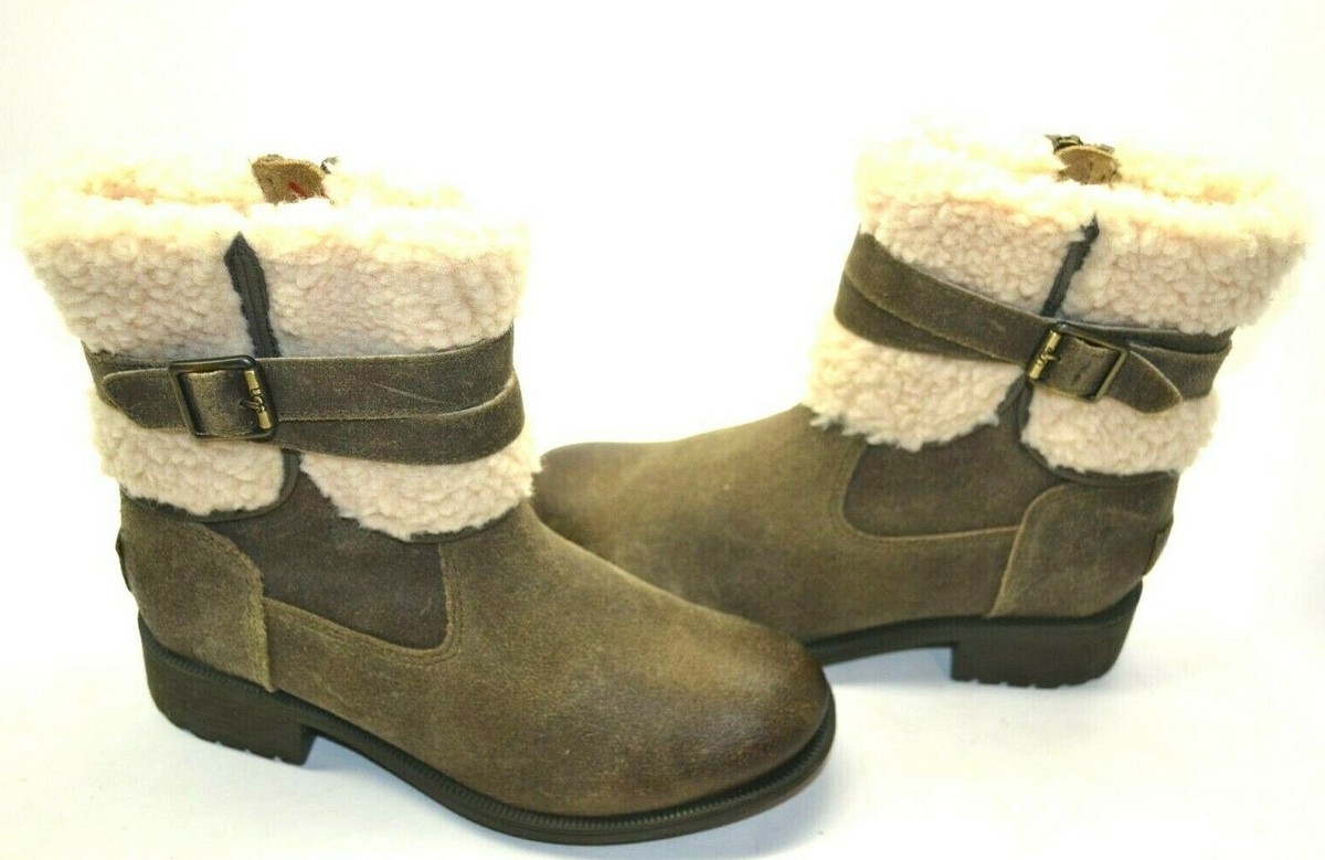 UGG Blayre III Waterproof Leather and UGGpure Wool Dove Women's