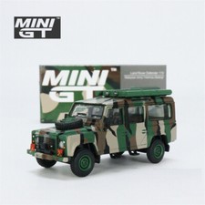 Mini GT 1:64 Land Rover Defender 110 Malaysian Army "Harimau Belang" MGT00231-3E