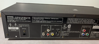 Yamaha Natural Sound DVD-S796 DVD / CD Player - Japan Tested