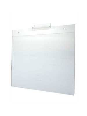 11''w x 8.5''h Slatwall Sign Holder Wall Mount Ad Frame Notice Display Qty 12