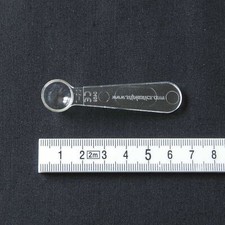 0.5ml measuring spoon 500mg measure micro scoop long handle clear PS