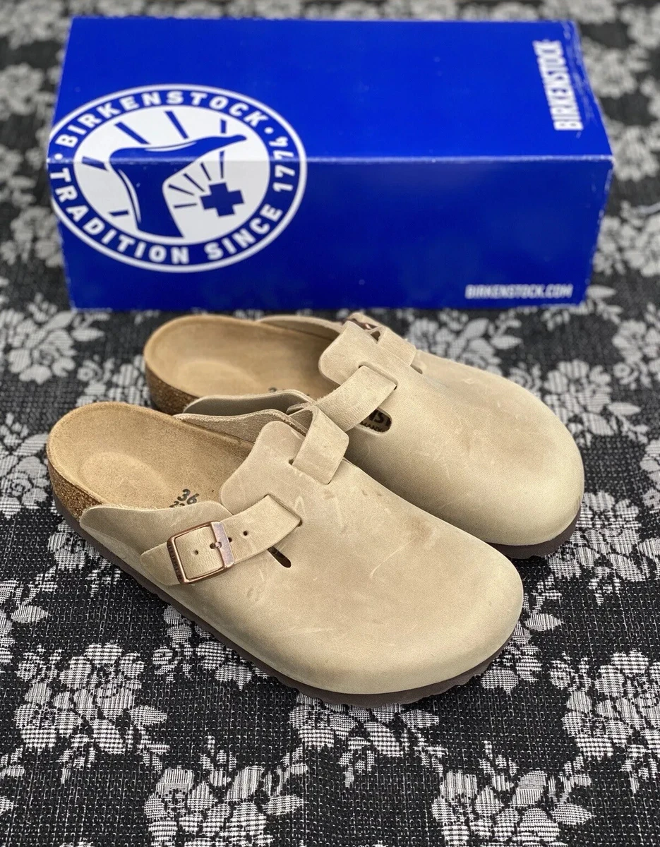 Birkenstock Boston Mule Clog Size 36 Regular Fit / Women's US 5 Tobacco Brown Birkenstock Boston Mule Clog Size 36 Regular Fit / Women's US 5 Tobacco Brown