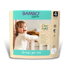 Bambo Nature Overnight Baby Diapers Sizes 3 TO 6 