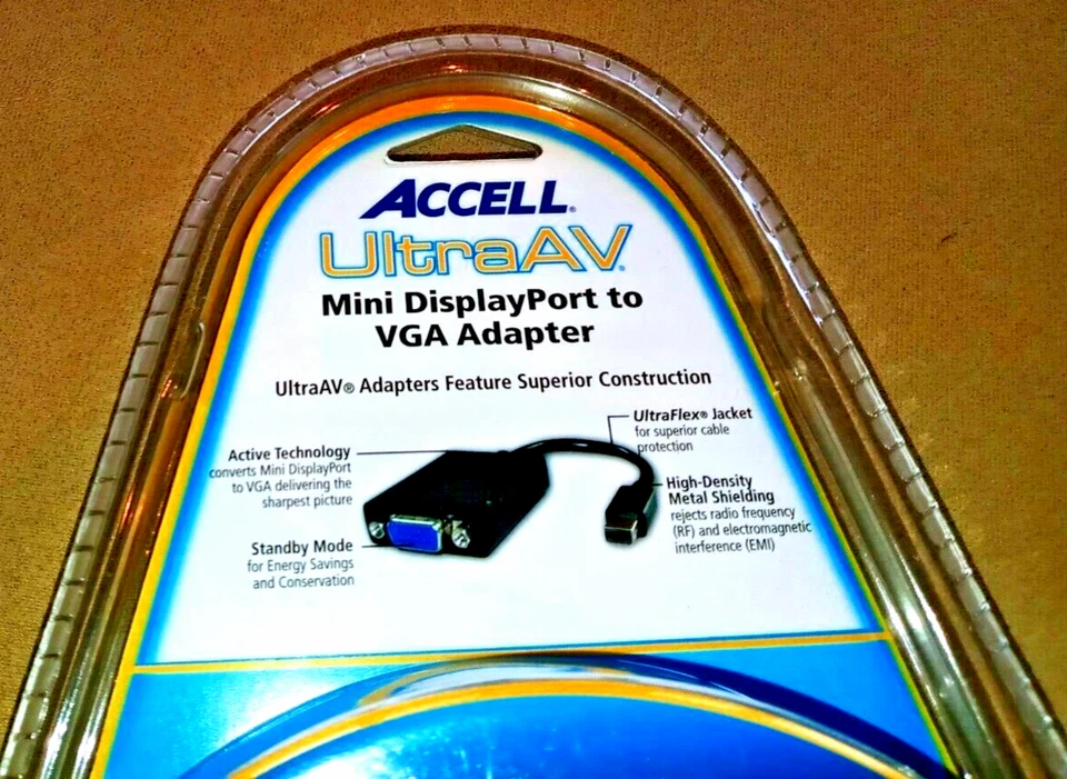 ACCELL UltraAV Mini Port  Adaptor VGA  to  HD-15 - Image 2 of 4