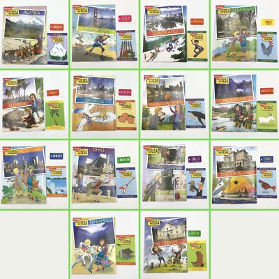 CHOOSE: Which Way USA Highlights Magazine State Book & Map Set License Plate Tag