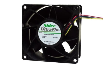 Nidec Ultraflo 120mm 冷却 ファン CPU強力ファン 5個 Nidec Ultraflo W12E12BS11B5-07 120 × 120 × 38 mm Antminer Cooling
