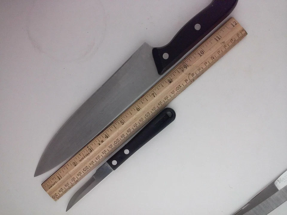 Juego de cuchillos de chef Good Cook de hoja de 8" y cuchillo de pelar de hoja de 3" Foto 4 de 4