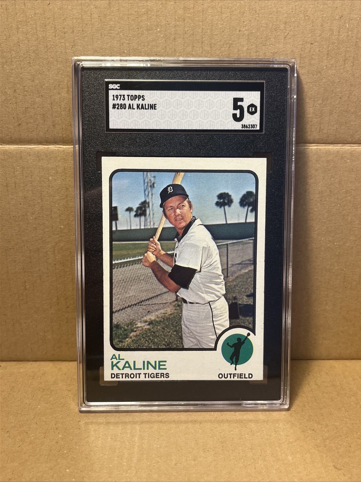 1973 Topps Al Kaline #280 SGC 5 EX+ Detroit Tigers HOF