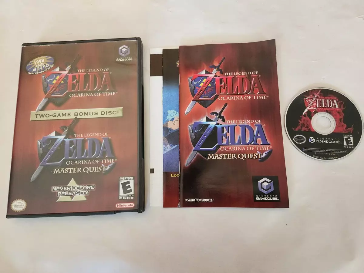 The Legend of Zelda Ocarina of Time: Master Quest GameCube CIB