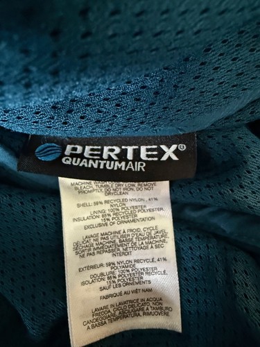 NEW Mountain Hardwear Men's Kor Airshell Warm Hooded Jacket Blue Medium - Picture 3 of 4