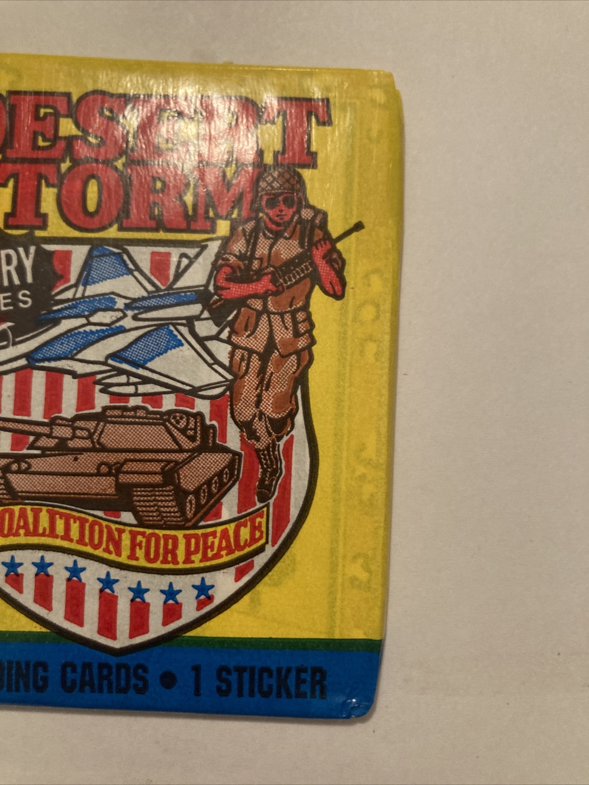 (1) Desert Storm Victory Series Trading Card Sealed Wax Pack 1991 Topps