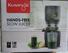 Kuvings AUTO10S HANDS-FREE SLOW JUICER Entsafter rot, 3L Fassungsvermögen