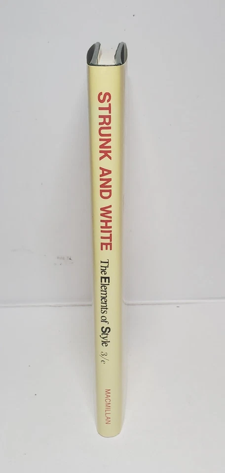 Vintage Strunk & White The Elements of Style, Third Edition (1979 Hardcover) - Image 2 of 4