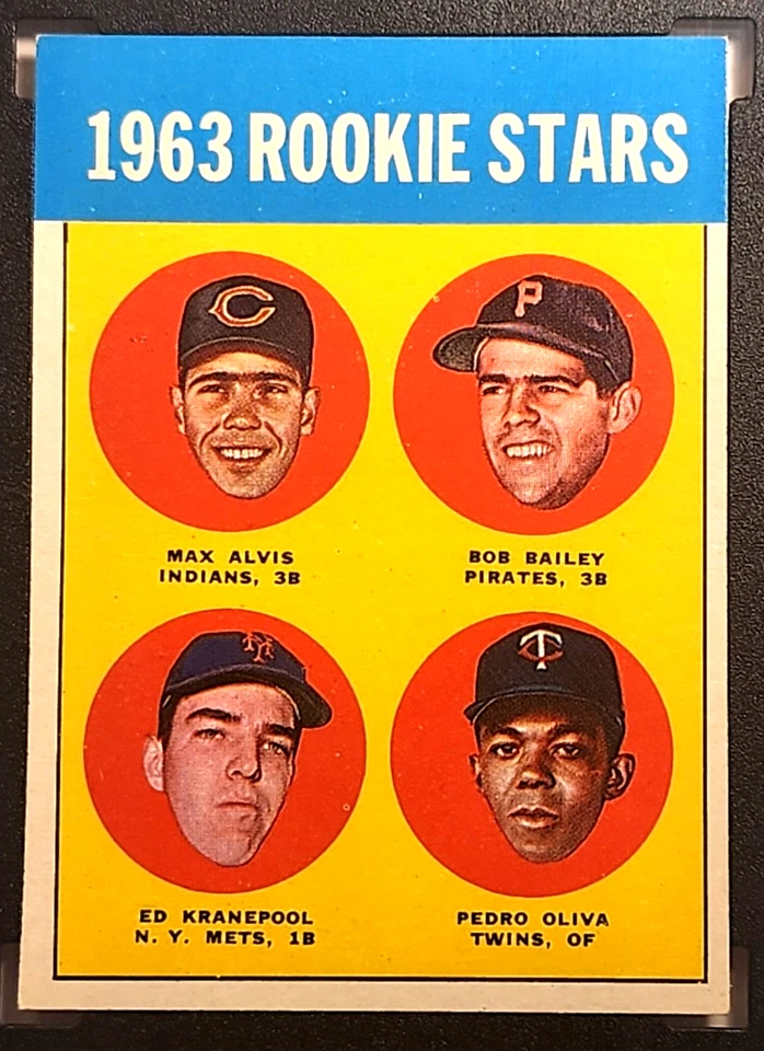 1963 TOPPS #228 TONY OLIVA / ED KRANEPOOL SGC EX NM 6 RC ROOKIE HOF - Image 2 of 3