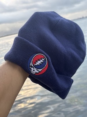 Grateful Dead Steal Your Face Skull beanie | Embroidered Knit Beanie
