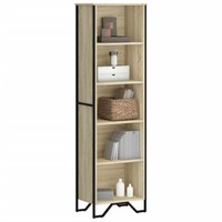 BüCherregal Standregal Bodenregal Sonoma Eiche 50X31X169 Cm Spanplatte