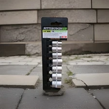 Pittsburgh Pro 7pc Spline Socket Set Sae 3/8”-3/4” #96810 New