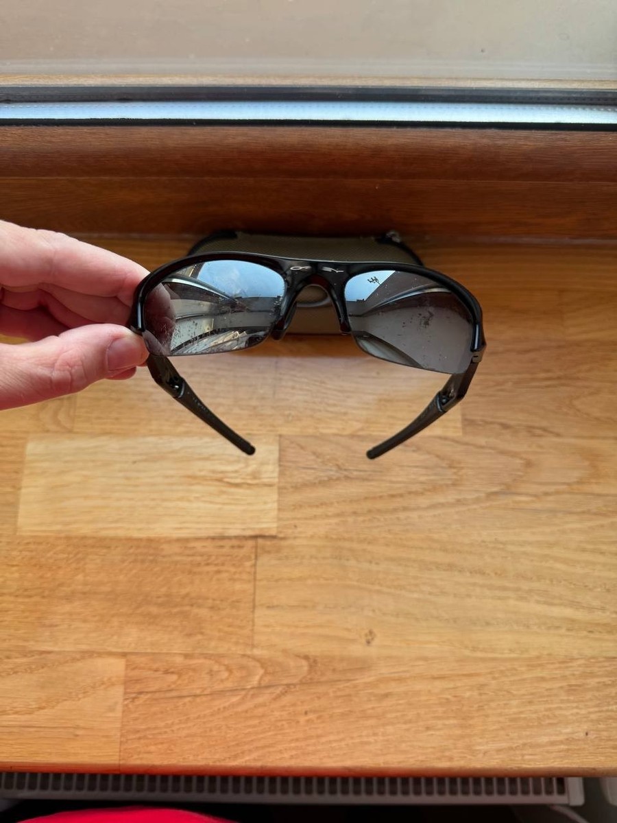 小物 Vintage Oakley Flak Jacket Made in USA Vintage Oakley Flak Jacket Sunglasses Black Polarized Asian