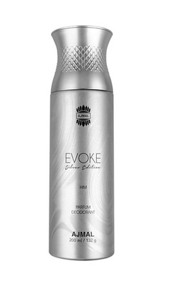 Ajmal Evoke Silver Edition Deodorant Long Lasting Body Spray Geschenk für...