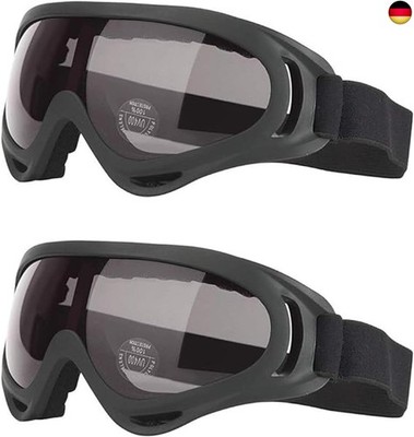 gotyou 2 Stück Outdoor-Schutzbrillen, Fahrradbrille Winddicht, Brille Winddicht 