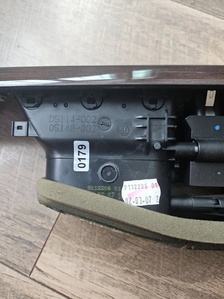 2008-2010 BMW 535XI 535I 528xi Air Vent Dash Center Trim Wood Grain OEM - Image 4 of 4