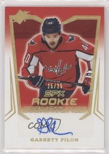 2021-22 SPx SPx Rookie Signatures Gold 25/25 Garrett Pilon #SPXR-GP Auto 12ed