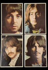 Vintage Photos Of The Beatles Printed In The USA From the White Album Set Of 4