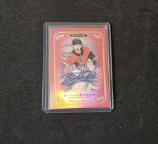 Jonathan Davidsson 2019 UD STATURE AUTOGRAPHED RED ROOKIE Card #108 - 17/45