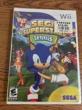 Sega Superstars Tennis Nintendo Wii 2008 Brand New Factory Sealed Sonic Hedgehog