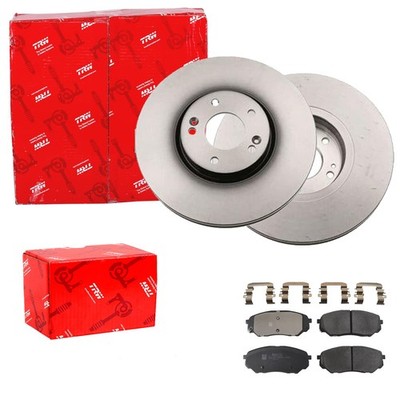 TRW BREMSSCHEIBEN 321mm + BELÄGE VORNE passend für HYUNDAI SANTA FE 4 IV TM