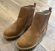 Girls Gap Ankle Boots Size 13 Tan Cognac NWT