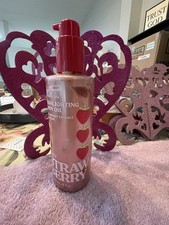 Victoria's Secret Pink Strawberry Highlighting Body Oil Moisturizer 8 fl oz New