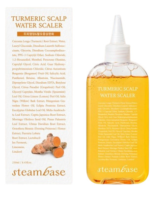 STEAMBASE KURKUMA-Kopfhaut-Wasser-Scaler 250 ml (8,45 Unzen) Linderung von...