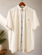 Tommy Bahama Club Scene Silk Camp Shirt XL Golf Embroidered Hawaii Exclusive