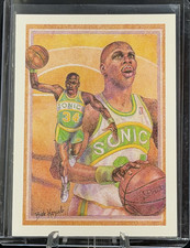 1990-91 Hoops Xavier McDaniel #379 Seattle Sonics NBA Forward