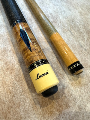 Lucasi Buddy Hall XXIV Pool Cue 5/16-18 Piloted Joint 19.2oz