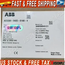 ABB ACS380-040S-01A8-4 Frequency Converter ACS380-040S-01A8-4 1pcs US Free TAX