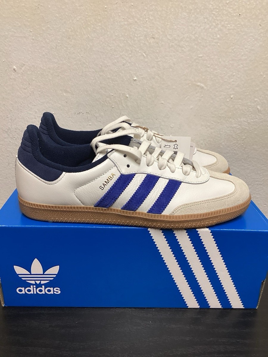 Adidas Samba OG White Royal Blue Night Indigo SNEAKERS SHOES