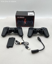 2.4G Wireless Controller Gamepad Set 2 Controllers HDMI Receiver Dongle Box