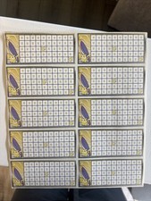 LOT OF 8 Pikachu Sticker Sheet 10 Stickers On Sheet Pokemon League Rewards