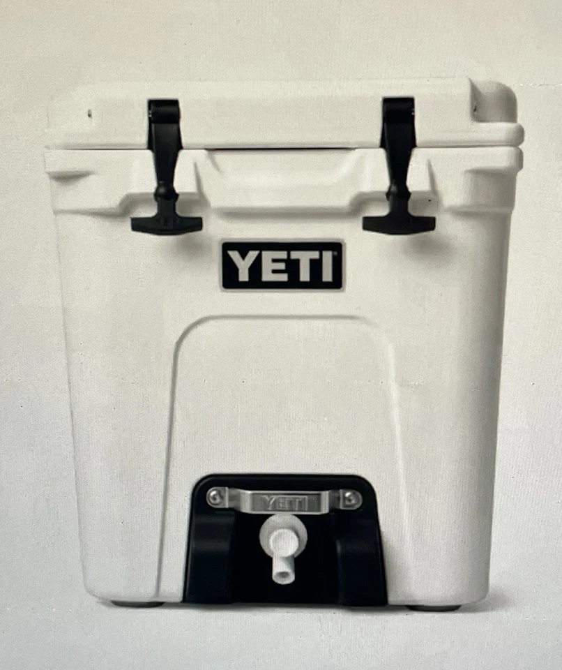 NUEVO CON ETIQUETAS ENFRIADOR DE AGUA YETI SILO ESTACIÓN DE HIDRATACIÓN AISLADA 6 GALONES 24 CUARTOS BLANCO Foto 3 de 4