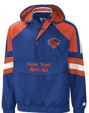 Starter Knicks Half Zip Pullover Pro Jacket - Mens  s Medium - New w/ Tags